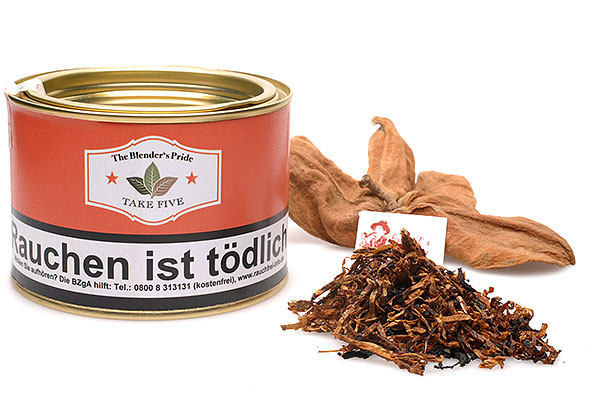 HU-tobacco Take Five Pfeifentabak 100g Dose HU-tobacco Take Five Pfeifentabak 100g Dose